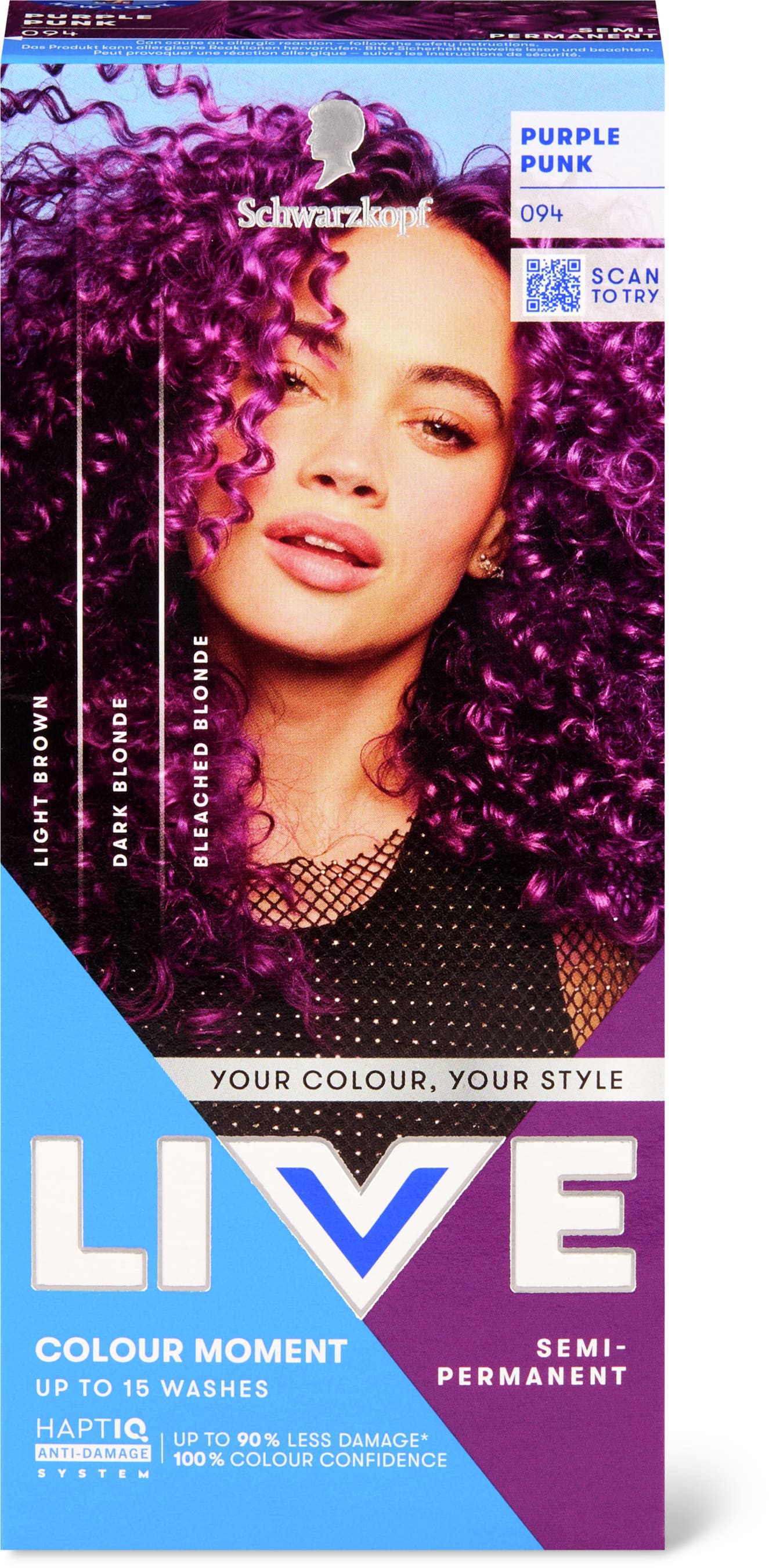 Schwarzkopf LIVE Ultra Brights Tönung Purple